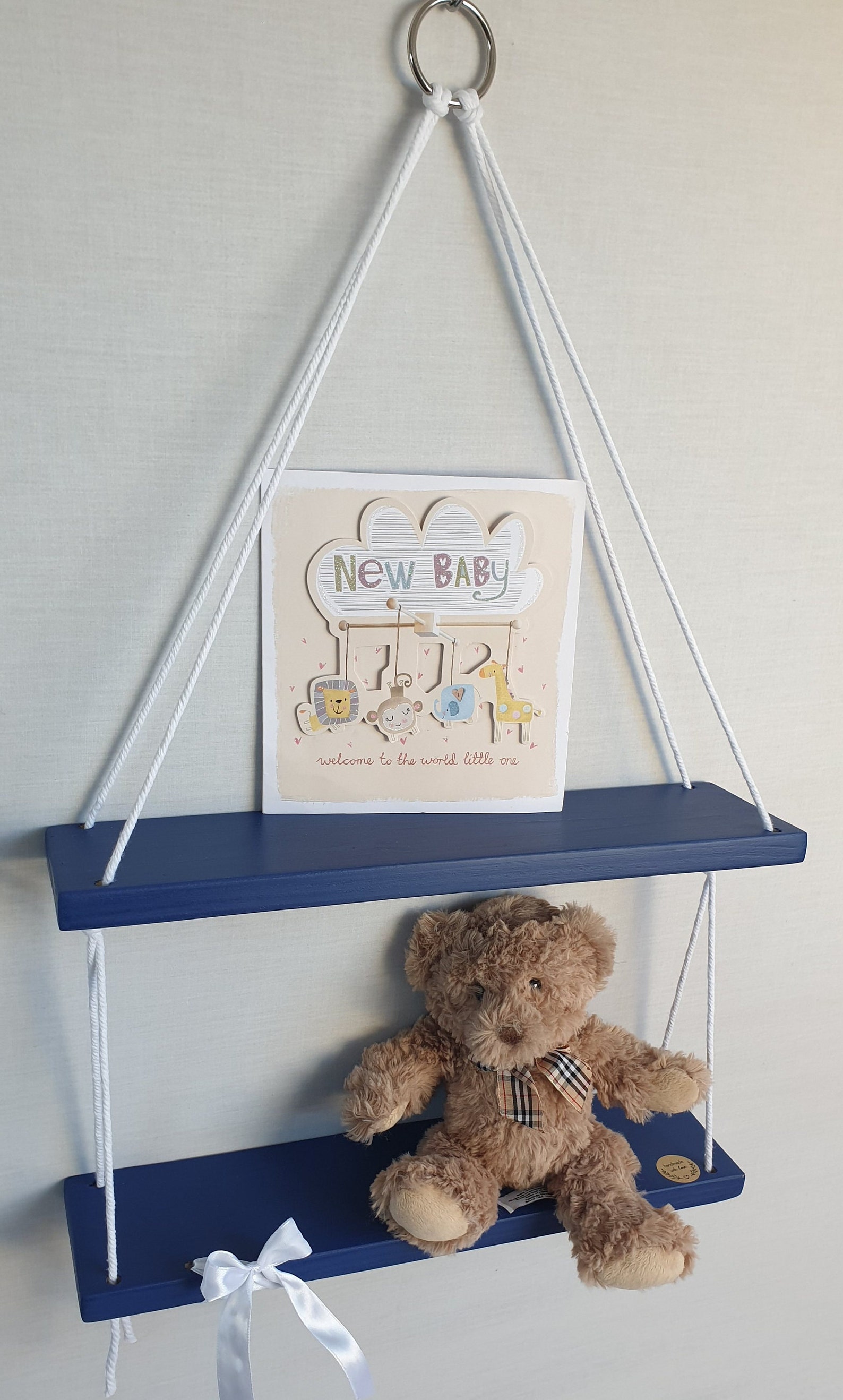 Children Kids Room Hanging Wall Wood Shelves Baby Shower Etsy UK