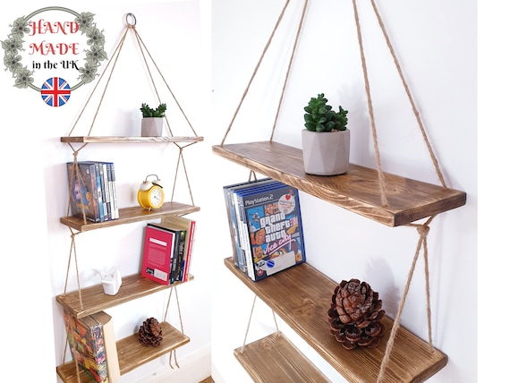 Hangende Planken Boekenkast Plank Ladder - Etsy