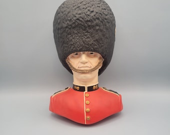 Vintage Bossons Head Guardsman zeldzame uitstekende staat gemaakt in Engeland jaren 1980
