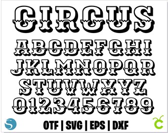 Download Circus Font Svg Etsy