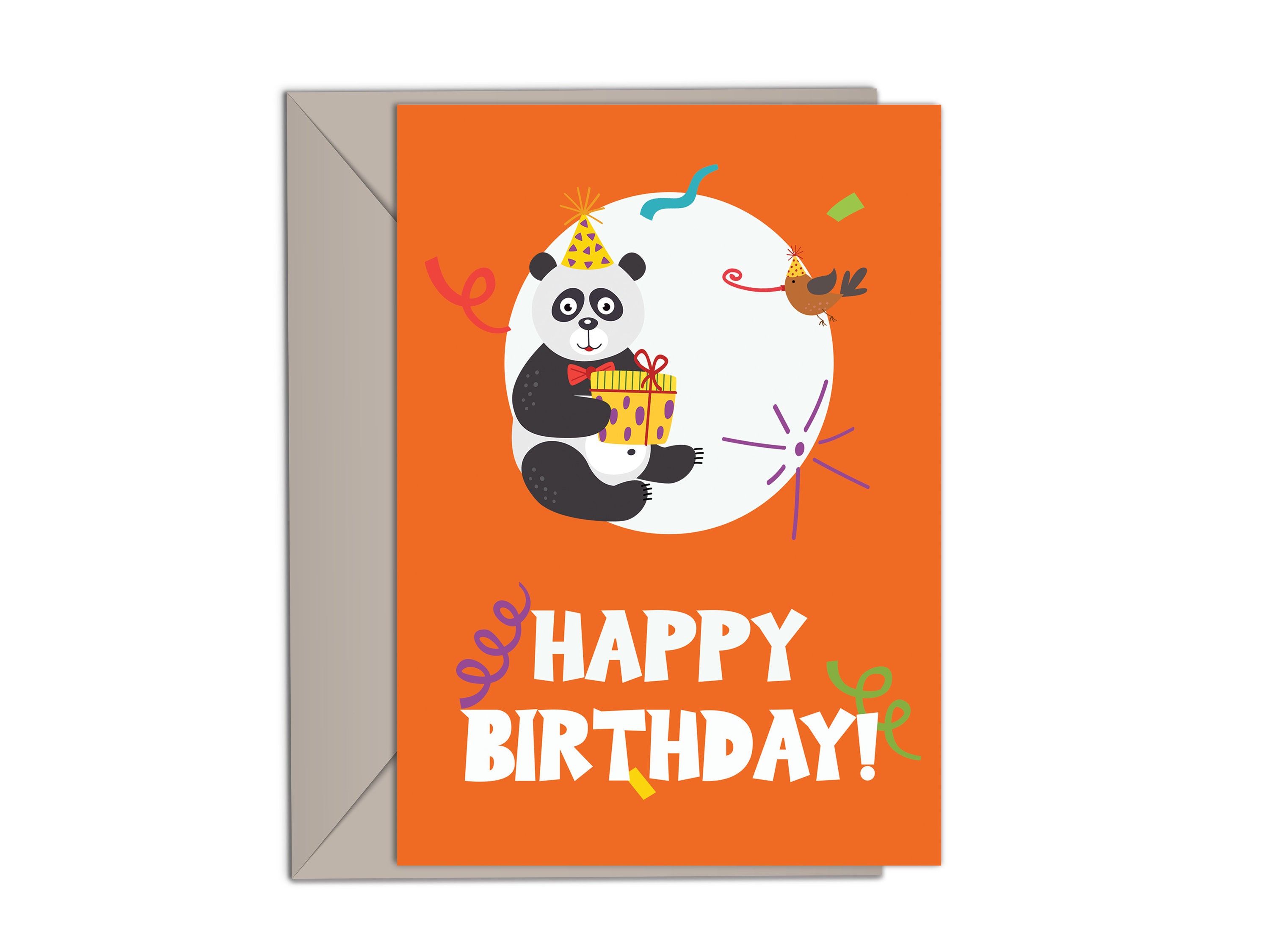 Printable Panda Birthday Card Party Animal Birthday Card | Etsy