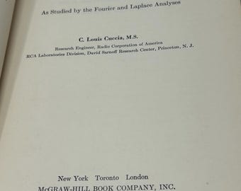 Mcgraw-hill Electrical and Electronic Engineering Series Vintage