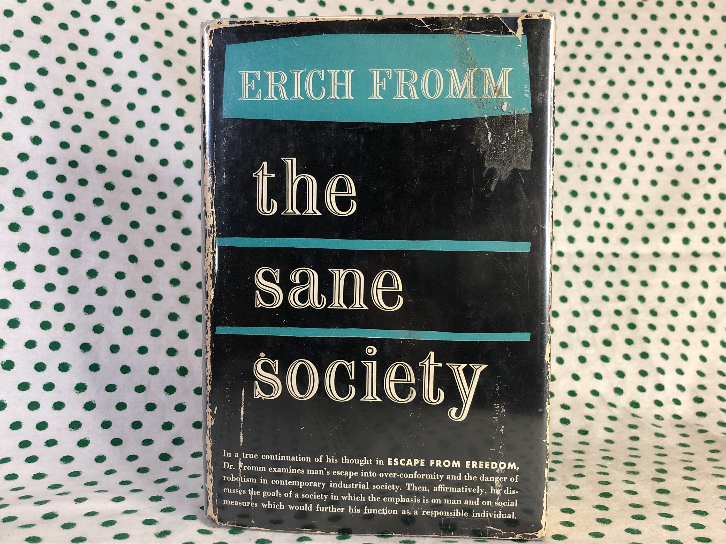 The Sane Society -erich Fromm -hardcover - Etsy India