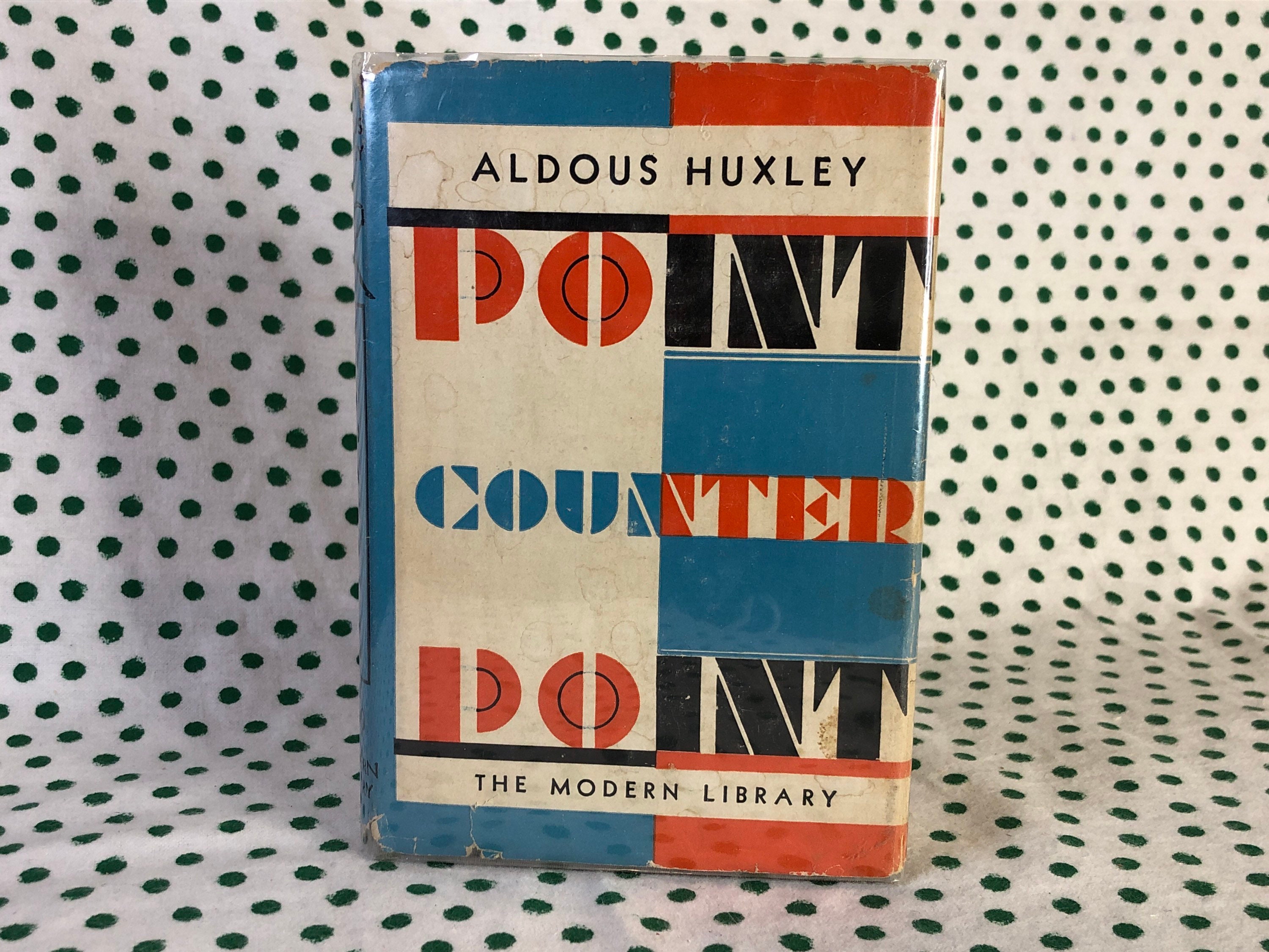 Aldous Huxley point Counter Point hardcover the Modern Library Etsy