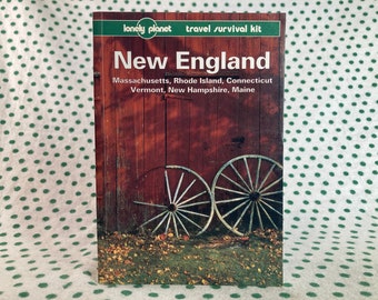 New England: a Lonely Planet Travel Survival Kit by Tom Brosnahan/Kim Grant vintage softcover