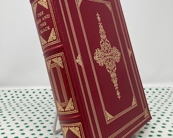The Red and the Black by Stendhal Franklin Library vintage Limited Edition leatherbound hardcover (100 Greatest Books of All Time)