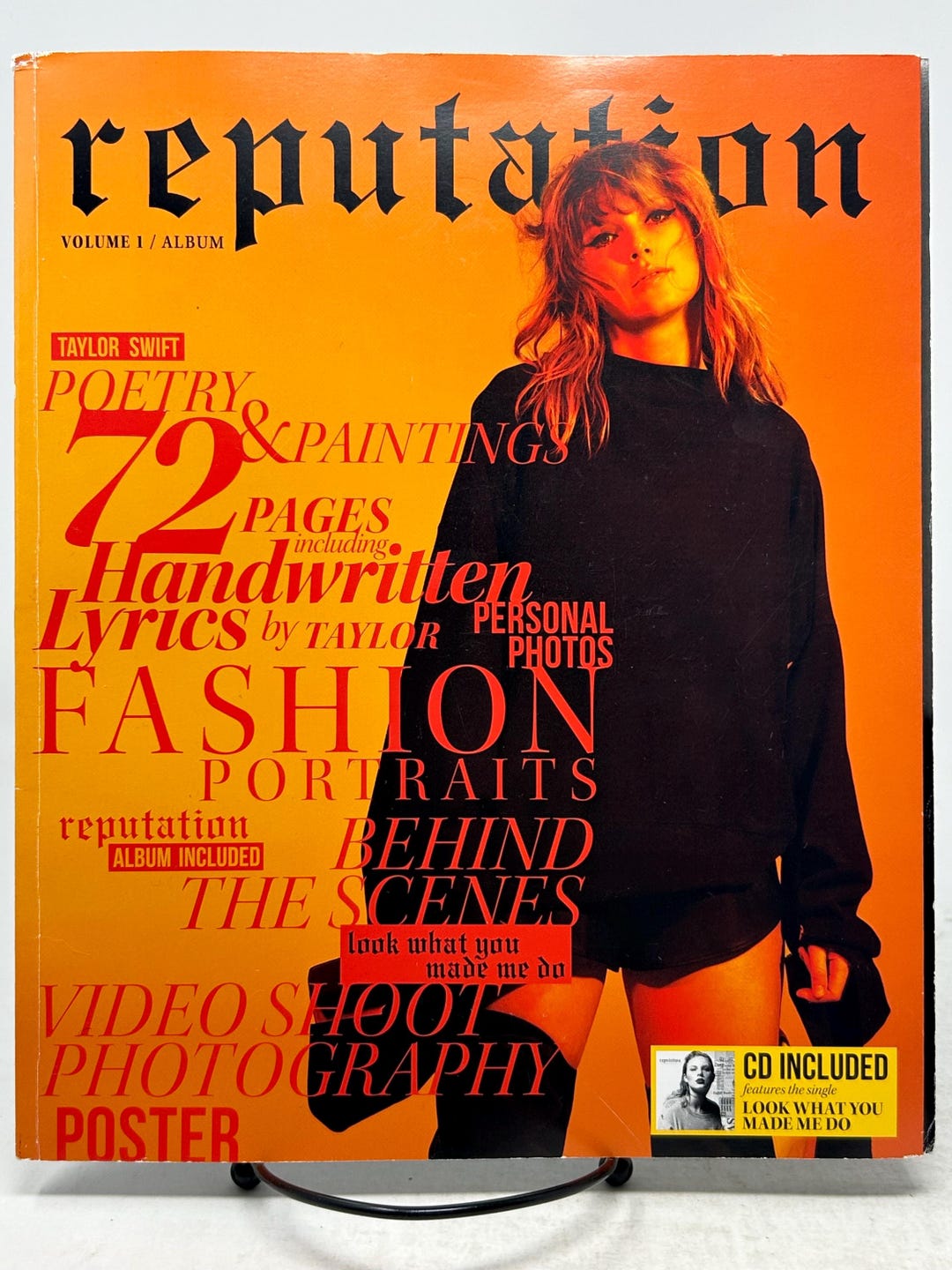 Taylor Swift Magazine Reputation Volume 1 With CD 2017 - Etsy