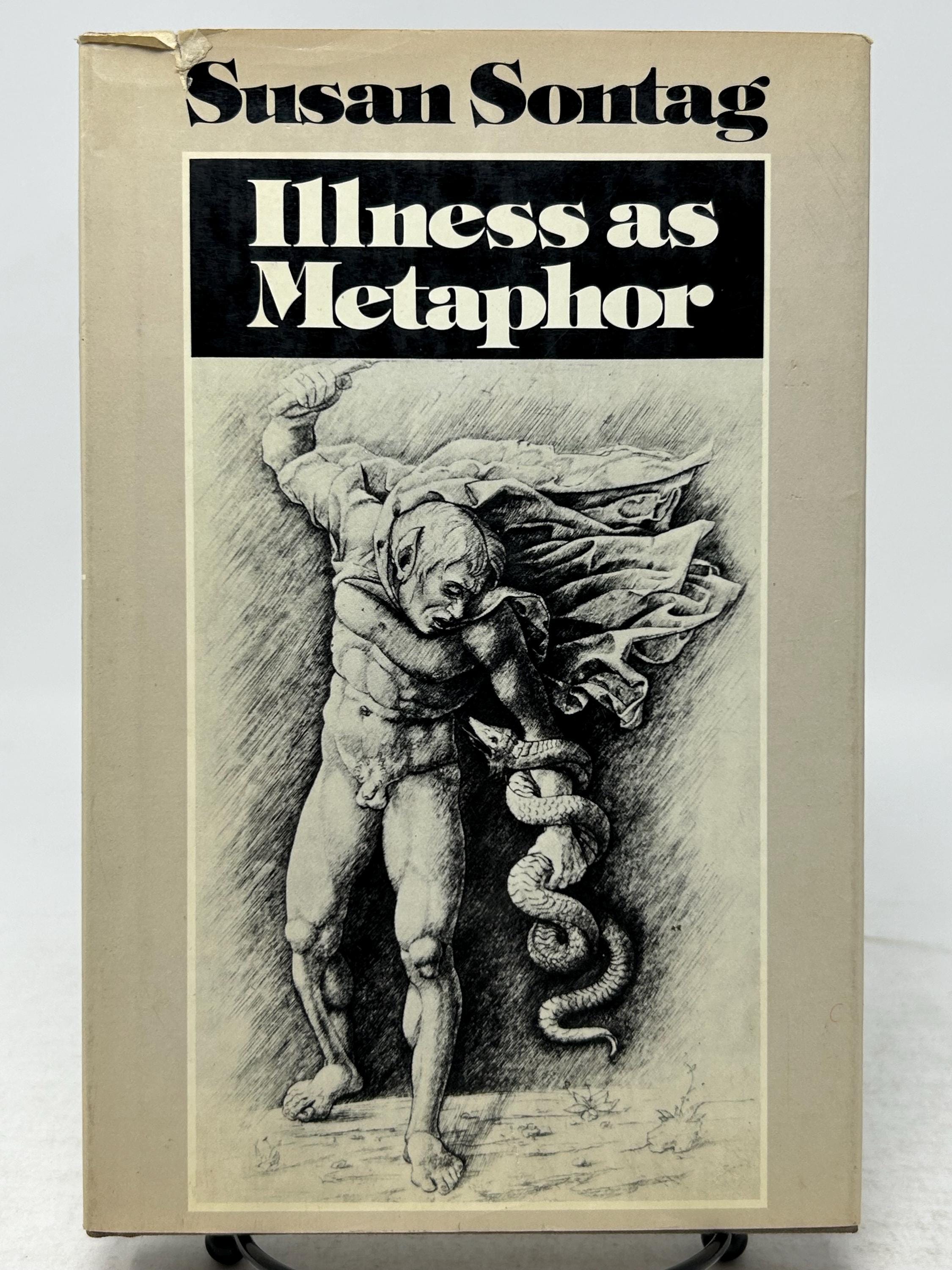 Illness as Metaphor by Susan Sontag vintage hardcover book 1978