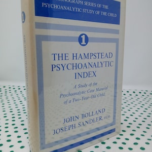 Der Hampenglische Psychoanalytische Index von John Bolland und Joseph Sandler, et al. Gebunden