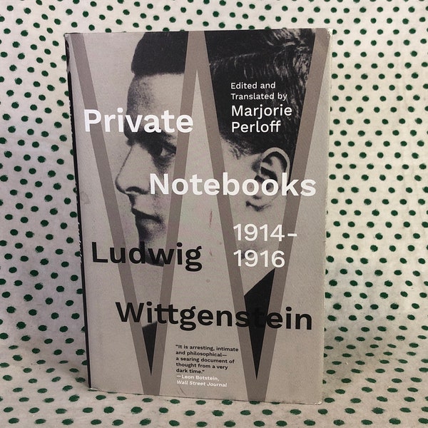 Ludwig Wittgenstein Private Notebooks 1914-1916 hardcover