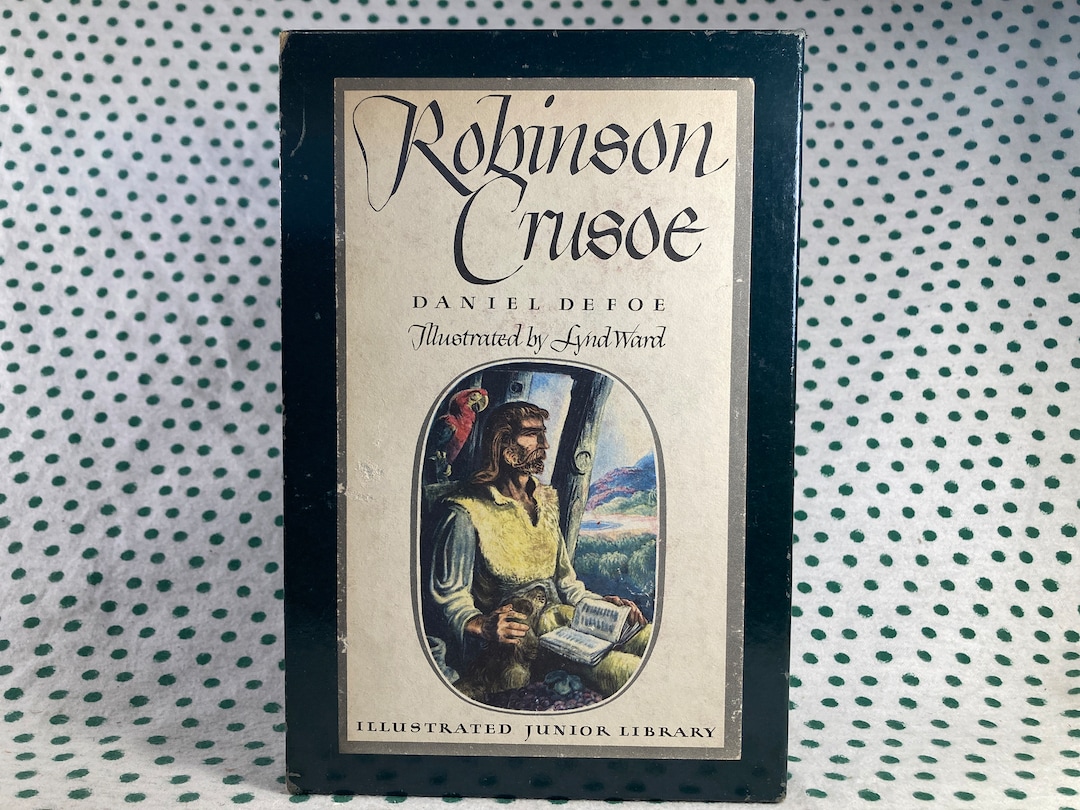 Robinson Crusoe by Daniel Defoe Illustrated by Lynn Ward - Etsy