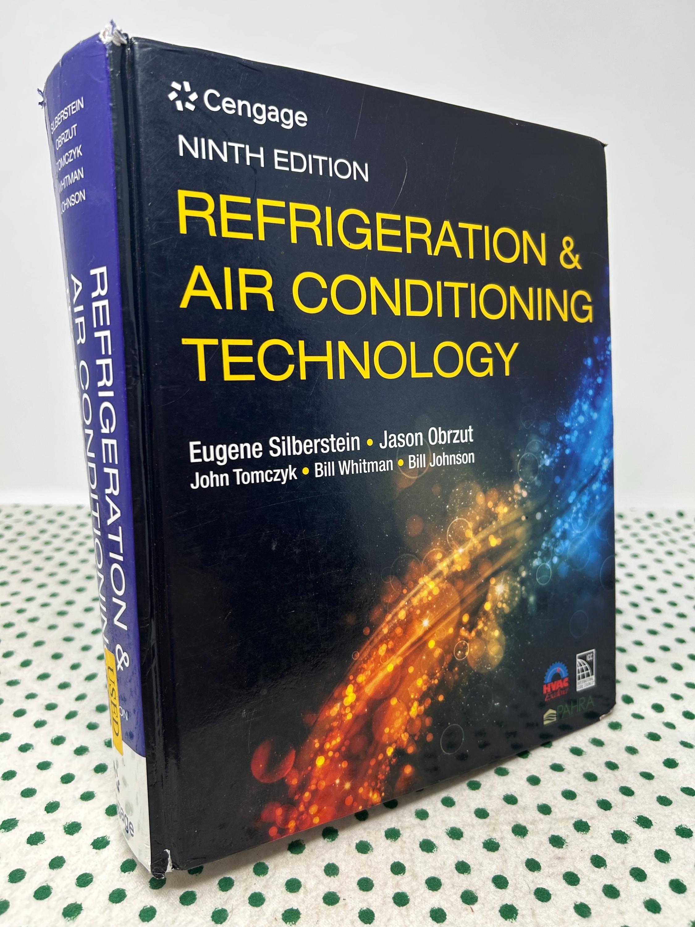 Refrigeration & Air Conditioning Technology Cengage Ninth Edition