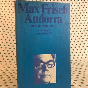 Andorra by Max Frisch (German language) vintage paperback