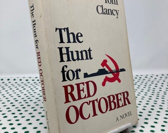 The Hunt for Red October by Tom Clancy vintage hardcover