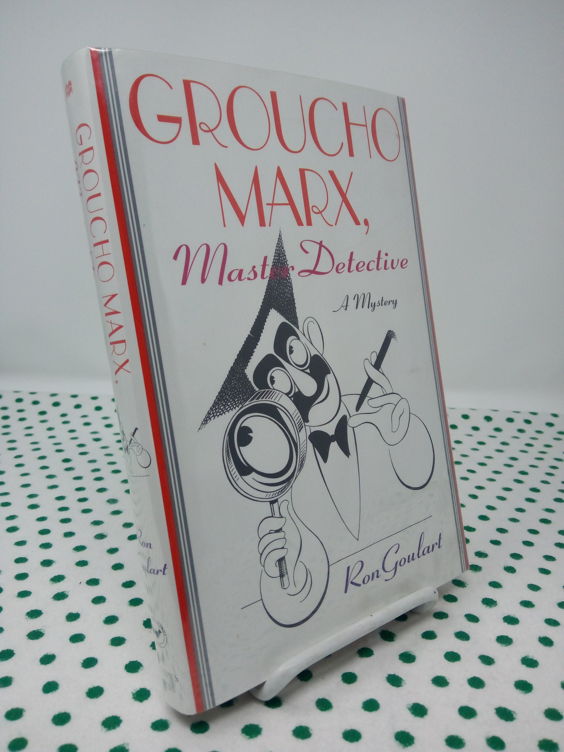SIGNED Groucho Marx, Master Detective by Ron Goulart 1st Edition