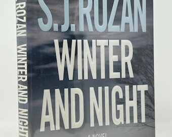 SIGNED Winter and Night by S.J. Rozan Vintage Hardcover Mystery