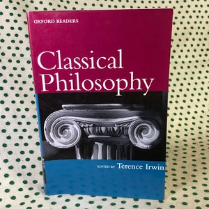 Classical Philosophy edited by Terence Irwin Softcover