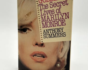 Diosa: Las vidas secretas de Marilyn Monroe, de Anthony Summers, libro de tapa dura de época, 1985.