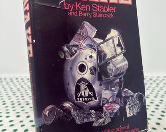 SIGNED Snake by Ken Stabler and Berry Stainback a candid autobiography of footballs most outrageous renegade vintage hardcover