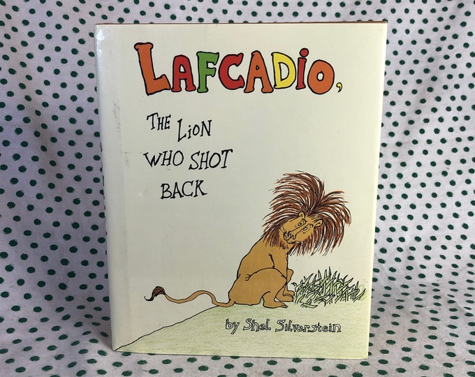 Lafcadio, the Lion Who Shot Back by Shel Silverstein Hardcover Etsy