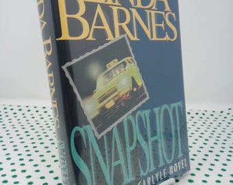 SIGNED Snapshot a Carlotta Carlyle Novel by Linda Barnes 1st edition hardcover