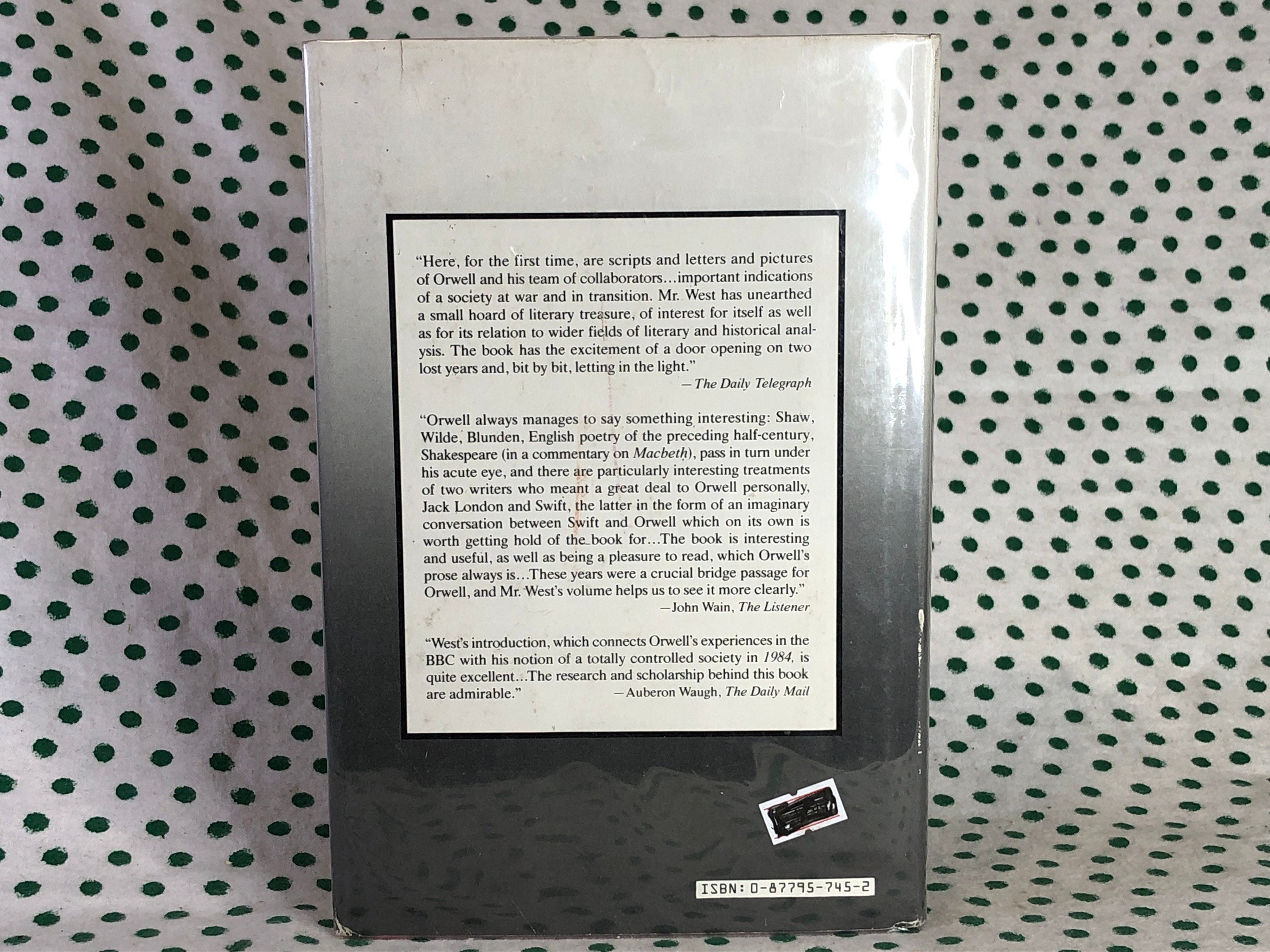 George Orwell the Lost Writings Hardcover - Etsy