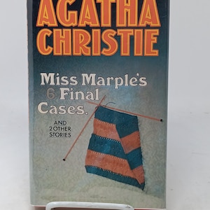 Agatha Christie Miss Marples 6 sista fall och 2 andra berättelser vintage inbunden bok