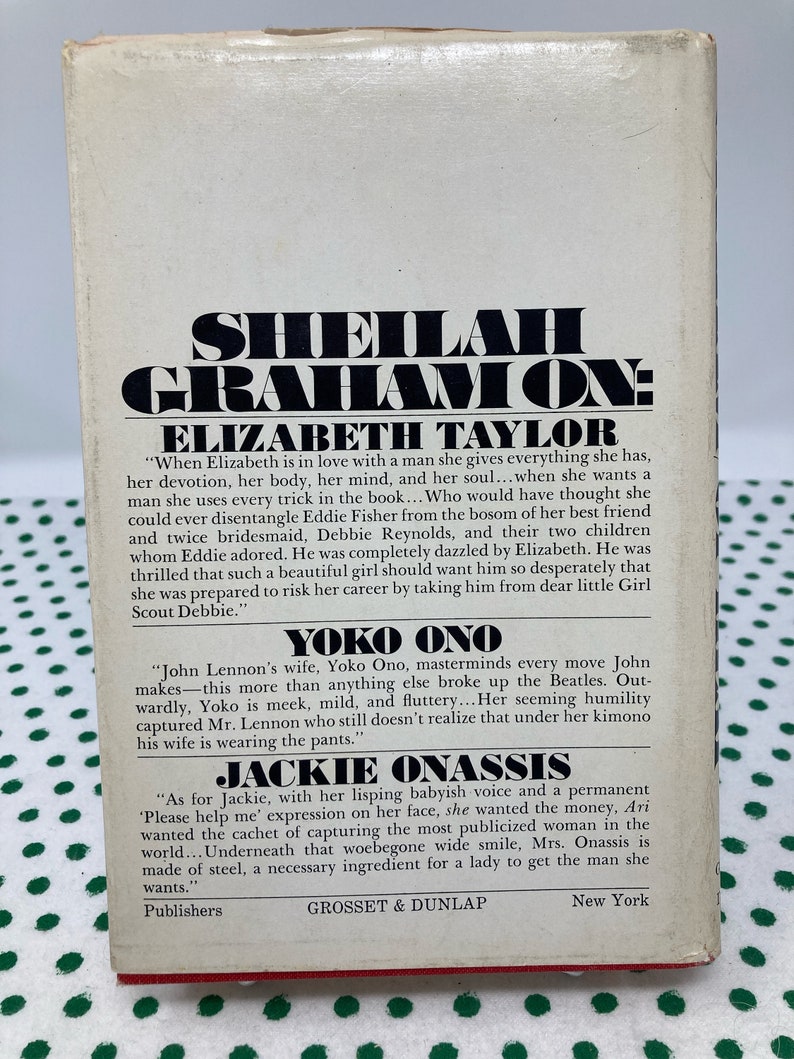 FIRMADO Un estado de calor por Sheilah Graham una memoria 1a edición tapa dura vintage imagen 2