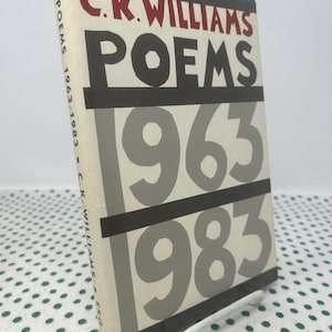 C.K. Recueil de poèmes Williams Poems 1963-1983 à couverture rigide