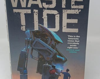 Waste Tide, de Chen Qiufan, livro de ficção científica em capa dura