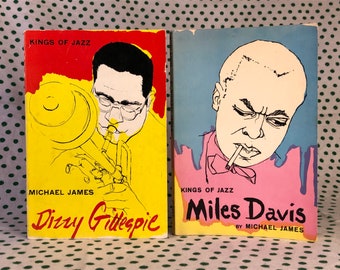 Kings of Jazz by Michael James -Miles Davis -Dizzy Gillespie -vintage paperback