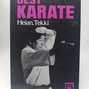 Best Karate by M. Nakayama and Heian Tekki VOL 5 vintage soft cover martial arts book