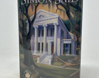SIGNED Simon Said by Sarah R. Shaber vintage First Edition hardcover mystery book 1997