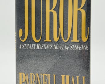 SIGNED Juror by Parnell Hall vintage hardcover myster book 1990