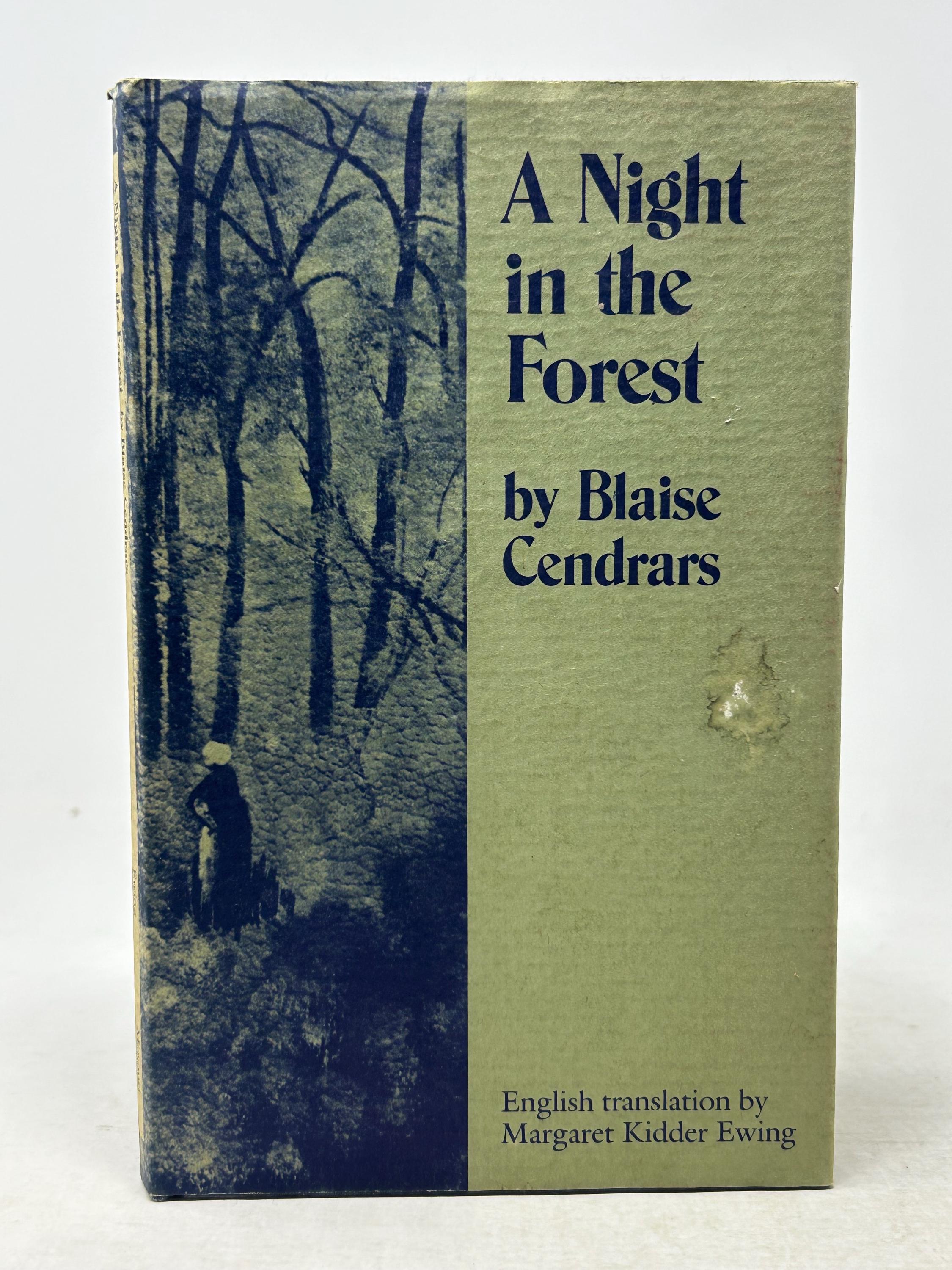 英語　テキスト A Night in the Forest by Blaise Cendrars Vintage Hardcover Book