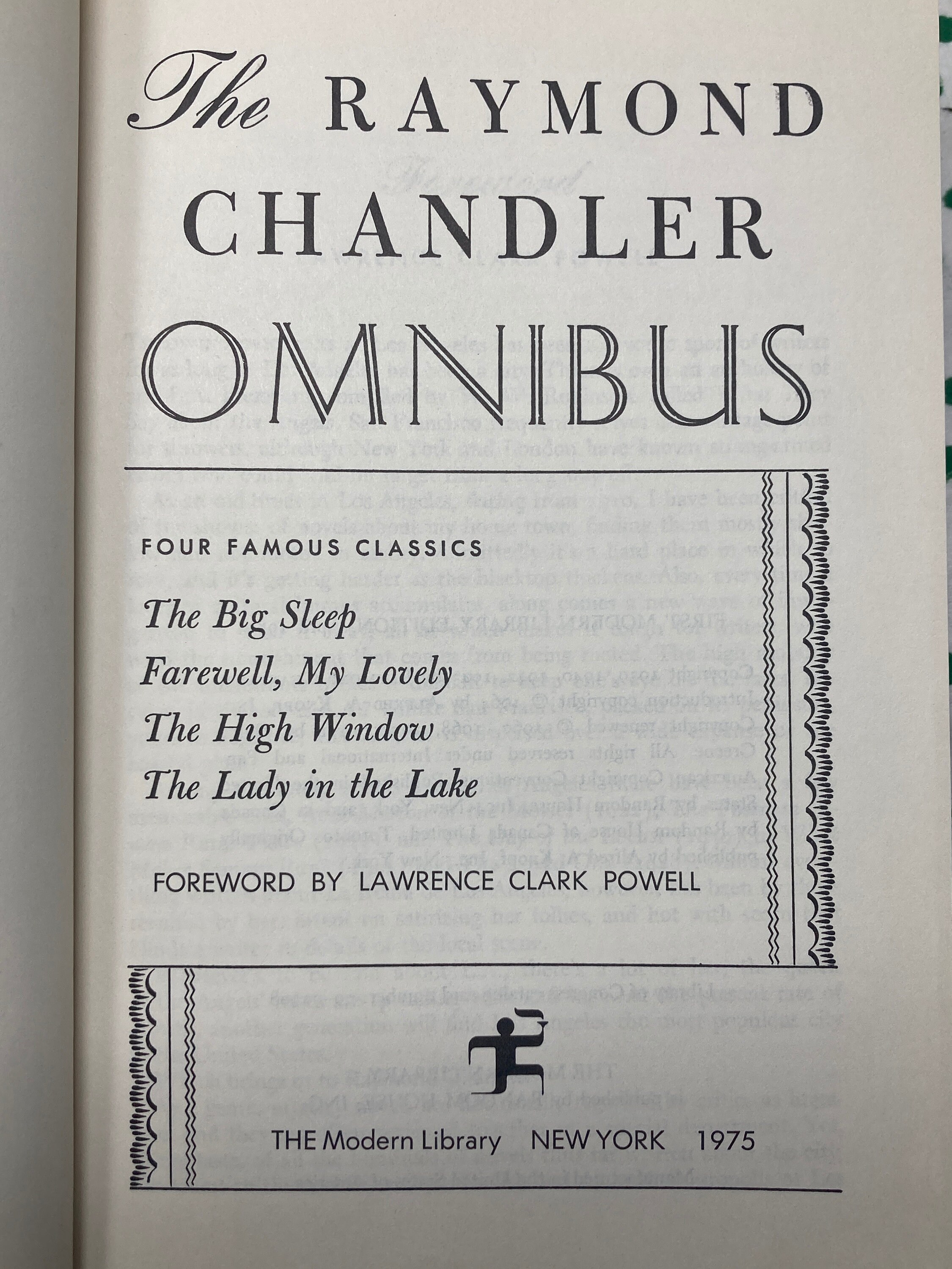The Raymond Chandler Omnibus Vintage Hardcover - Etsy