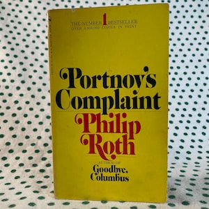 Portnoy’s Complaint by Philip Roth vintage paperback 1972