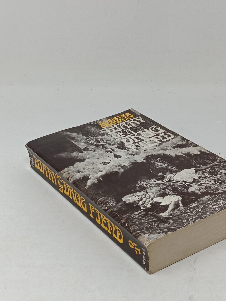 Books Without Text Diary of a Drug Fiend by Aleister Crowley Vintage Softcover Book - Etsy