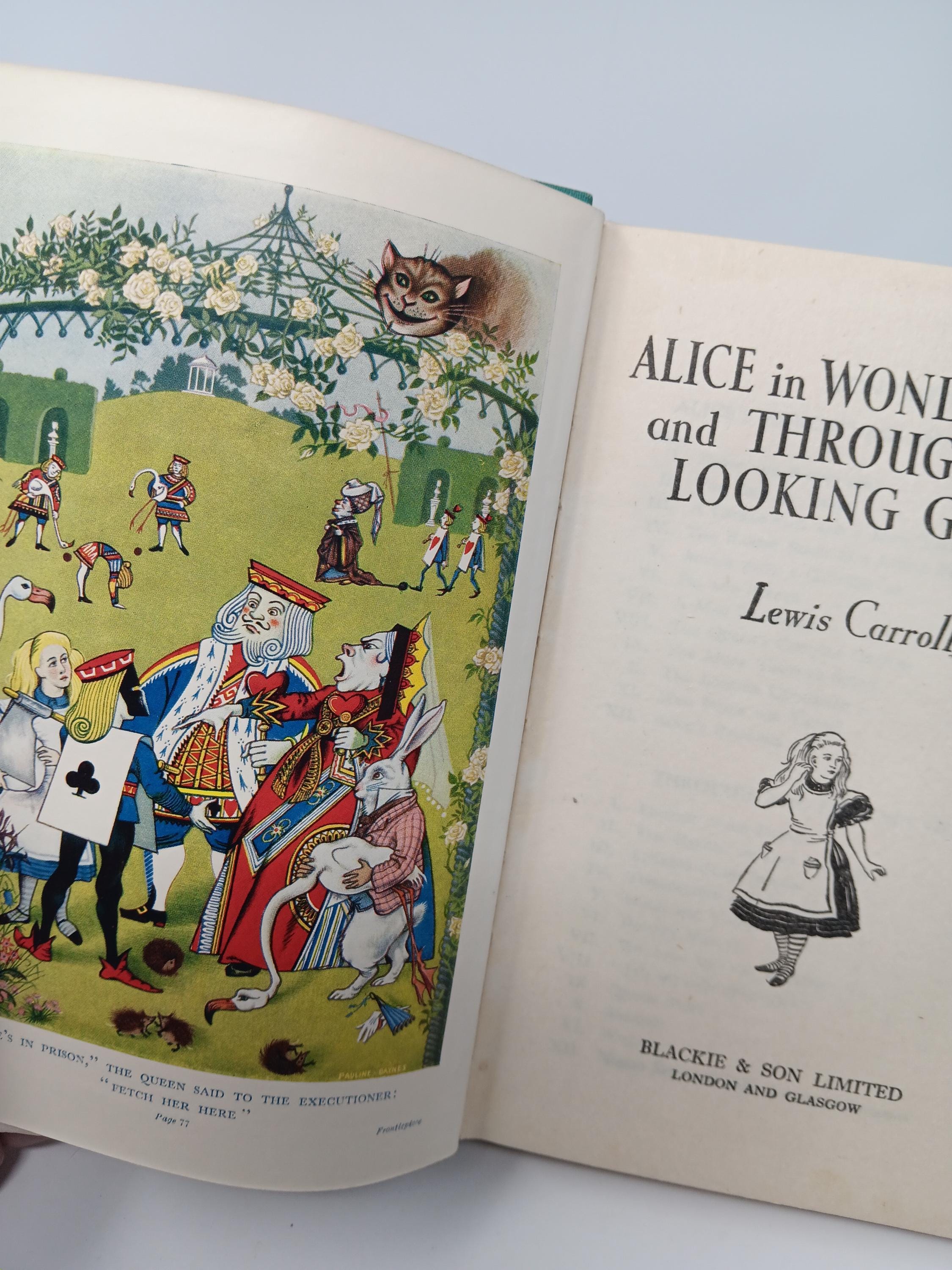 Alice in Wonderland and Through the Looking Glass Vintage Hardcover - Etsy