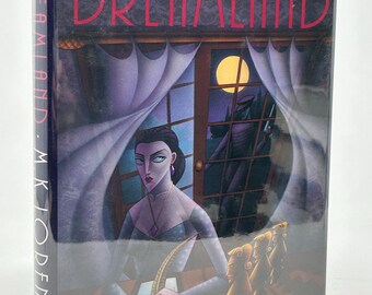 SIGNED Dreamland by M.K. Lorens vintage hardcover mystery book 1992 First Edition