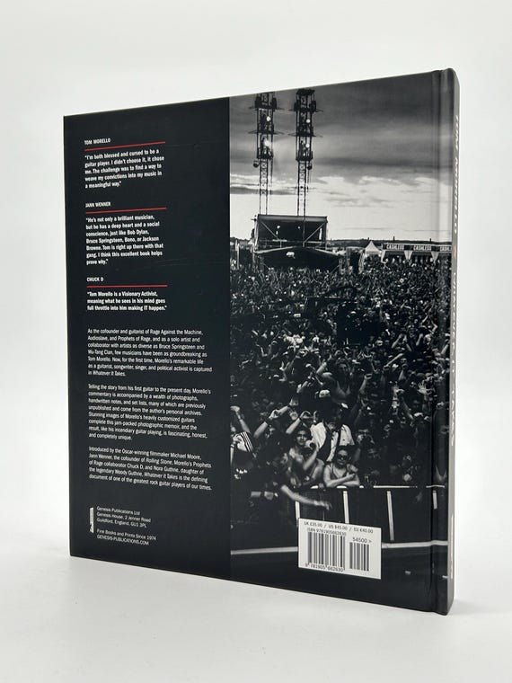 Whatever It Takes by Tom Morello Hardcover Music Photography Art