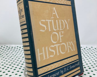 A Study of History d'Arnold J. Toynbee, couverture rigide vintage