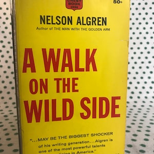 A Walk On the Wild Side by Nelson Algren vintage paperback