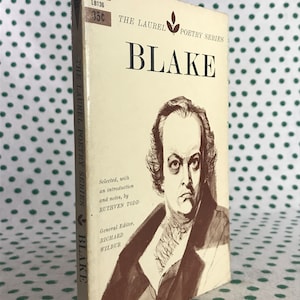 Blake - Laurel Poetry Series edited by Richard Wilbur vintage paperback
