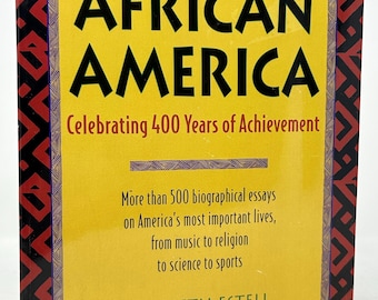 African America by Kenneth Estell celebrating 400 years of achievement vintage softcover book