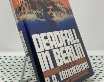 SIGNIERTER Deadfall in Berlin von R.D. Zimmerman 1. Auflage im Vintage-Hardcover