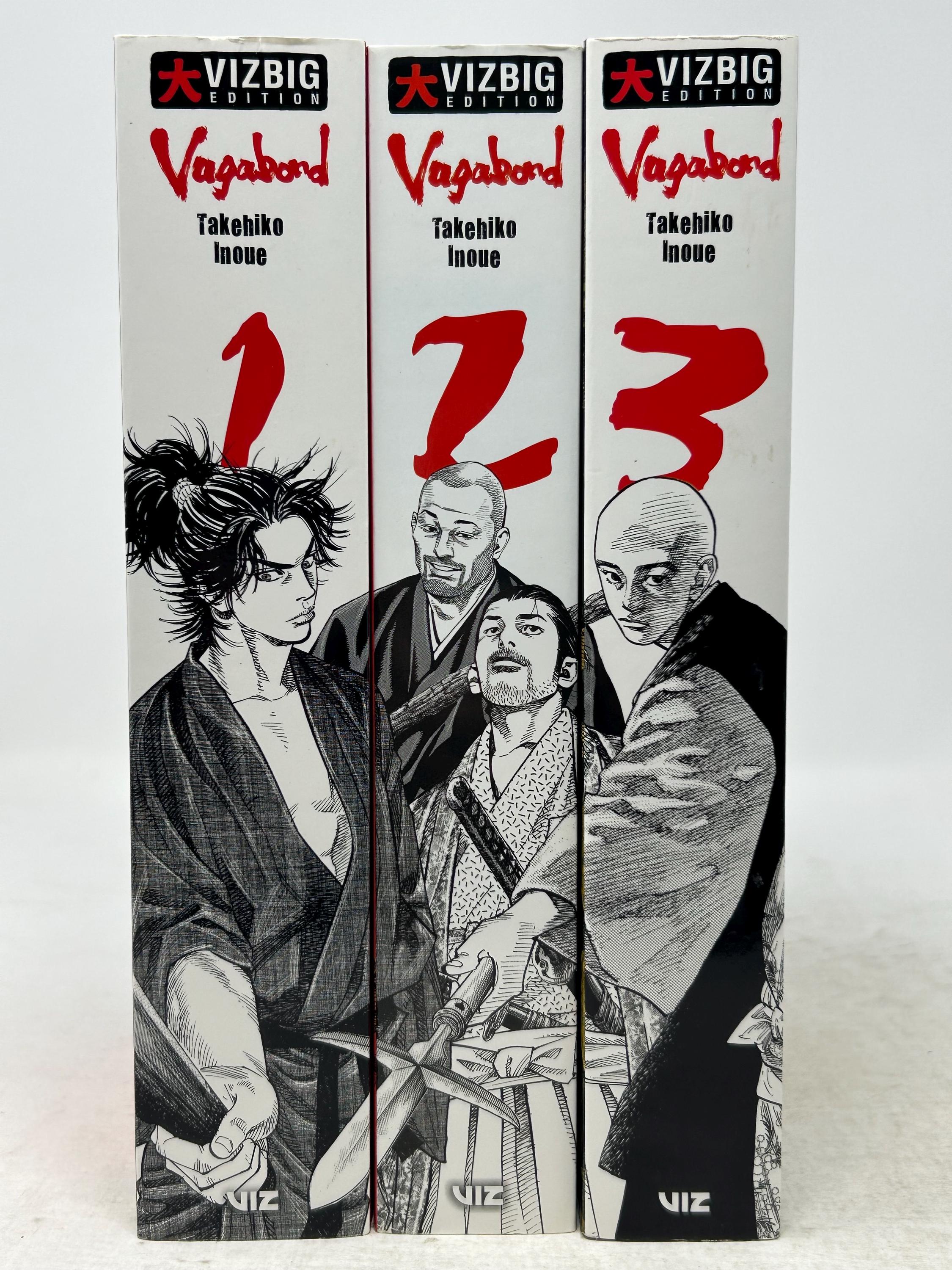 Vagabond Takehiko Inoue 3 Book Set Softcover VIZBIG Editions - Etsy