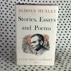 Aldous Huxley stories, essay and poems Hardcover Everyman&#39;s Library