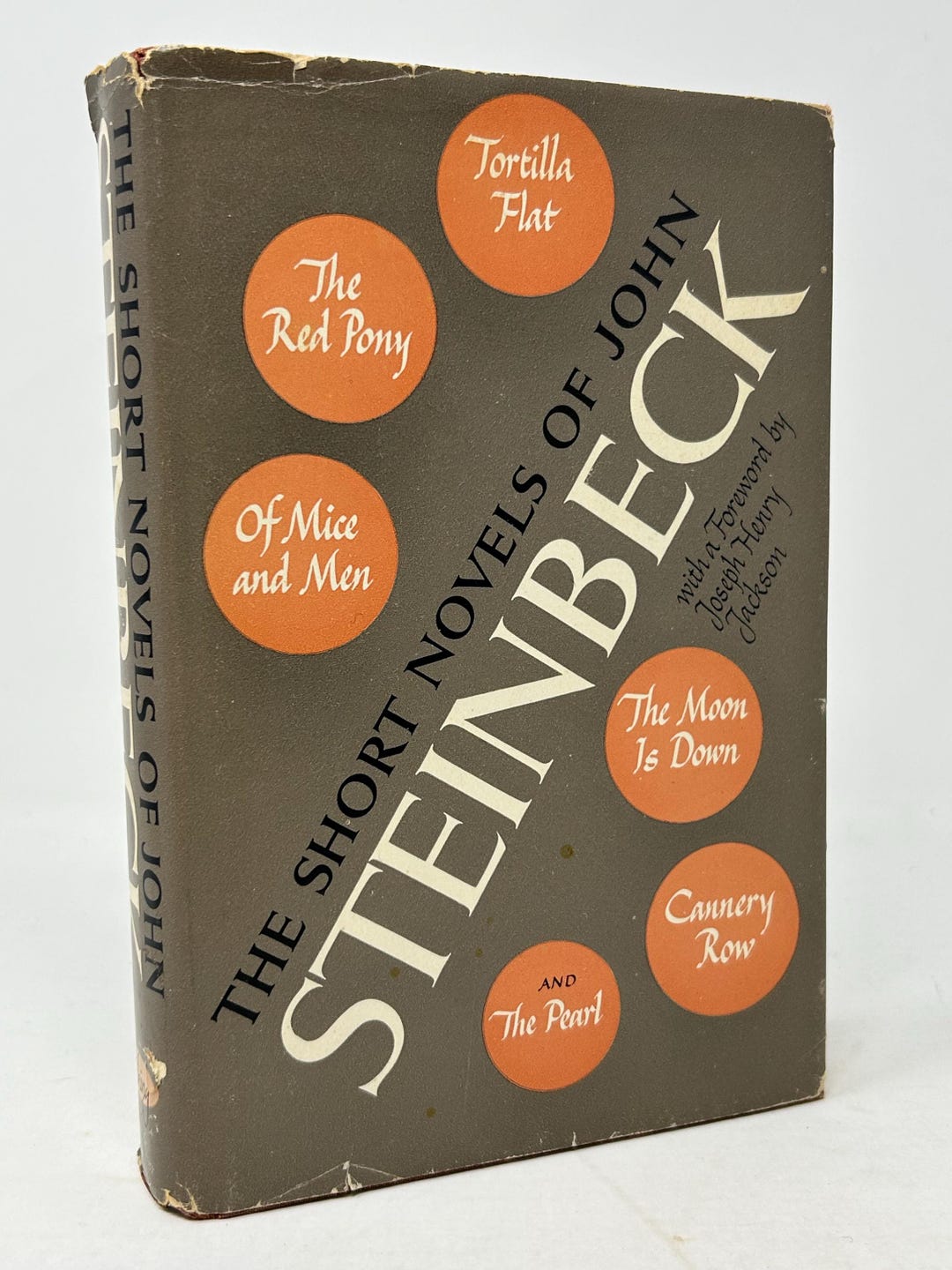 The Short Novels of John Steinbeck With Foreword by Joseph Henry Jackson Vintage Hardcover Book ...