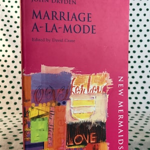 Le mariage A-La-Mode par John Dryden vintage broché